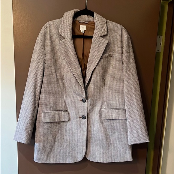 a new day Jackets & Blazers - A New Day Plaid Blazer